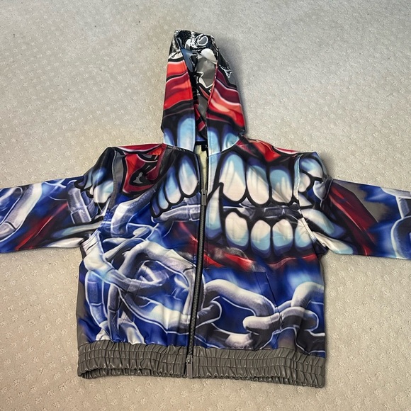 Oversized printed jacket - Picture 1 of 5